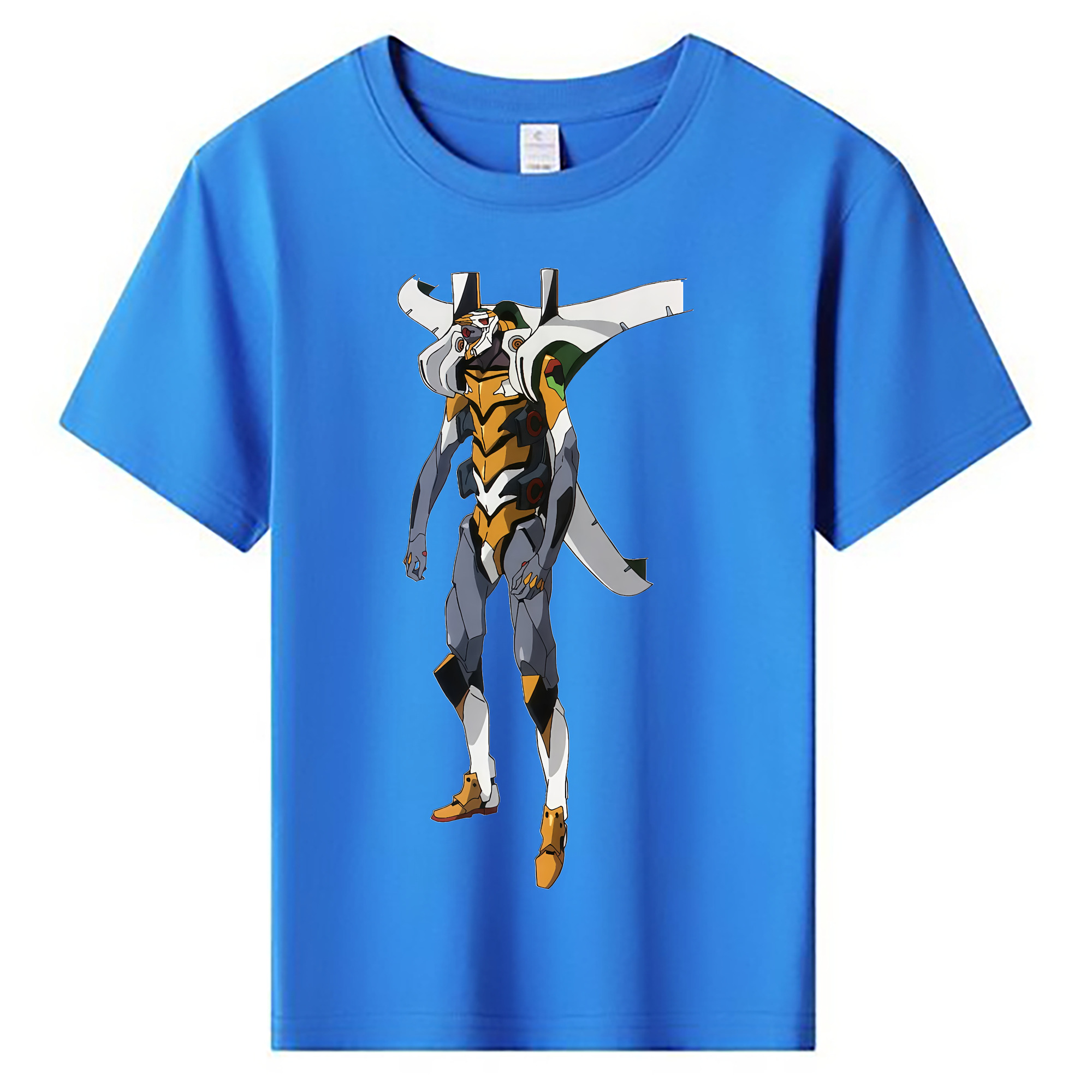 （画像用） EVA 新世紀エヴァンゲリオン 綿100％キッズTシャツ（フロントプリント）
